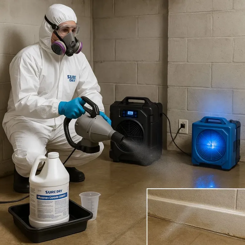 Sanitization and Odor Removal process in Darrington, WA